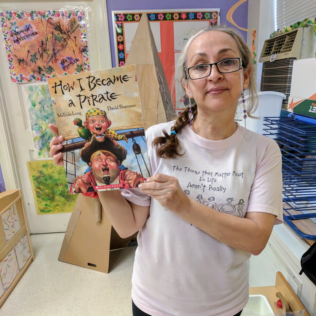 Ms. Maricela and the book she read to you today