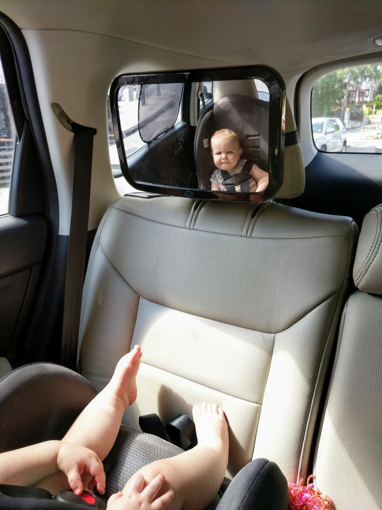 We play quite a bit of peek-a-boo in this mirror.